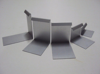 Abtropfwinkel Aluminium 100 / 90 mm x 2500 mm x 1 mm